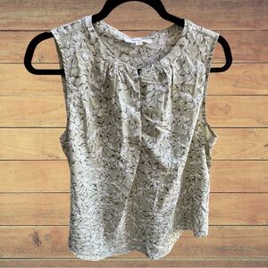 NEW Monday Fun x Stitch Fix Green Floral Sleeveless Blouse, MP